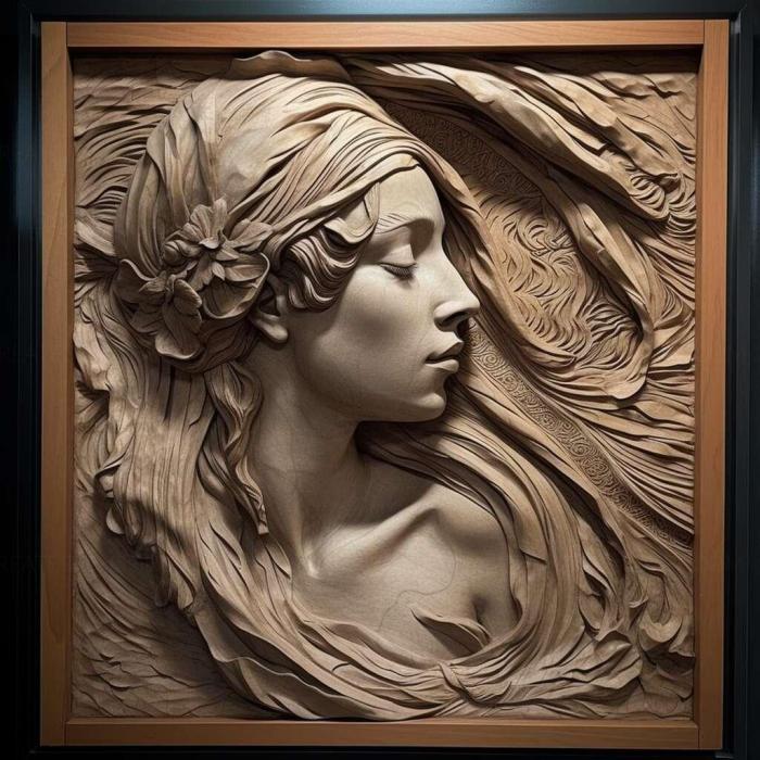 نموذج ثلاثي الأبعاد لآلة CNC 3D Art 